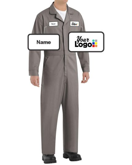 Men's Zip-Front Cotton Custom Coverall