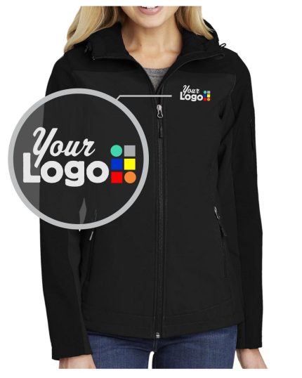 Women's Hooded Core Soft Shell Custom Jacket
